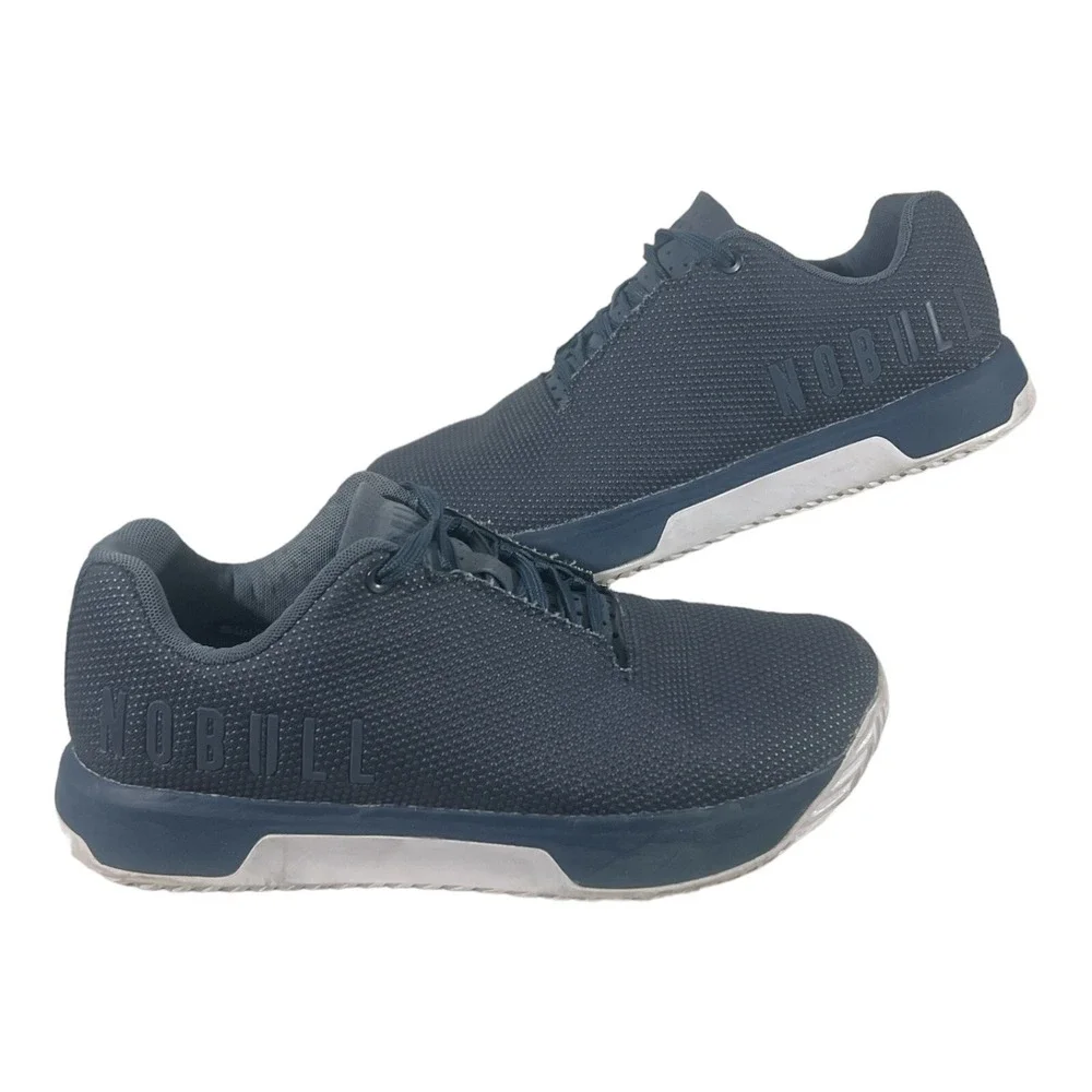 NOBULL SF Trainer Unisex Size M9.5/W11 Navy White IMPACT